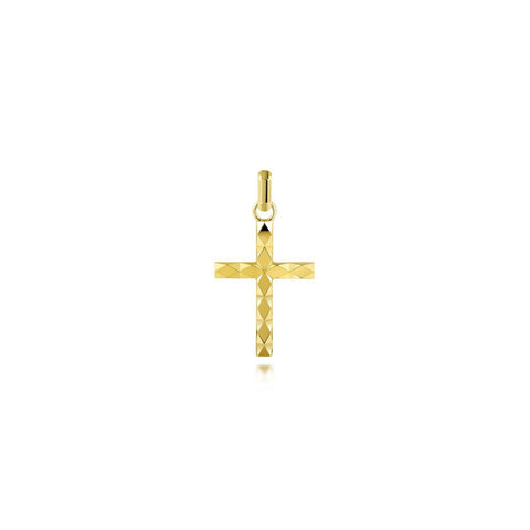 Gabriel & Co. Gold Faceted Cross Pendant - PCM6538Y4JJJ