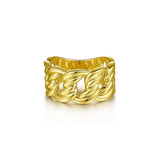 Gabriel & Co. Gold Large Link Ring-Gabriel & Co. Gold Large Link Ring - LR52144Y4JJJ.S700