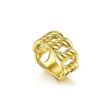 Gabriel & Co. Gold Large Link Ring-Gabriel & Co. Gold Large Link Ring - LR52144Y4JJJ.S700