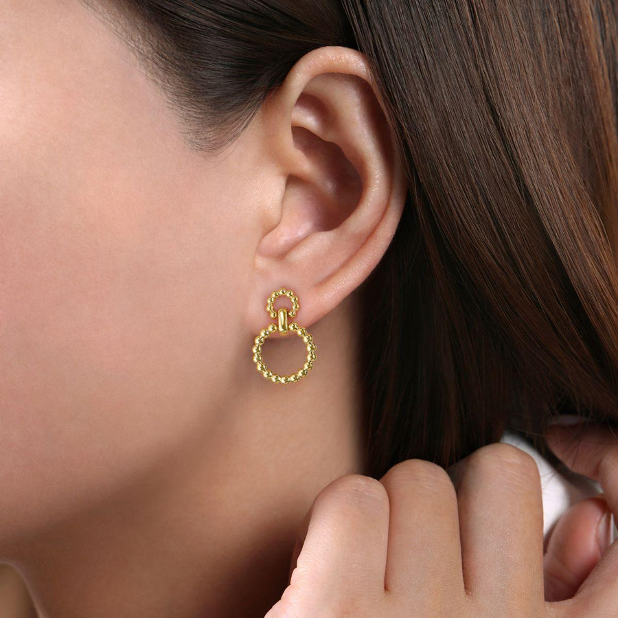 Gabriel & Co. Graduating Bujukan Ball Circle Stud Earrings - EG14191Y4JJJ