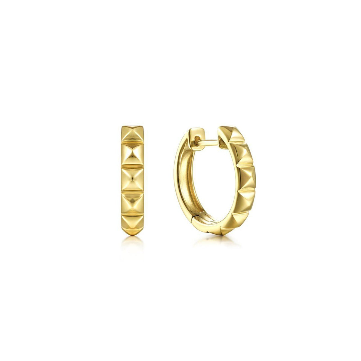 Gabriel & Co. Grommet Pattern Huggie Earrings - EG14062Y4JJJ