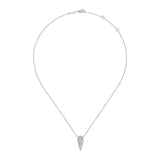 Gabriel & Co. Inverted Teardrop Diamond Pendant Necklace - NK6013W45JJ