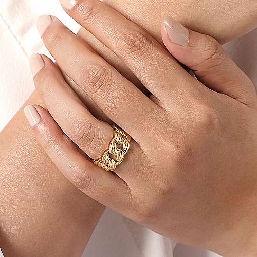 Gabriel & Co. Large Link Ring - LR52144Y4JJJ