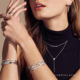 Gabriel & Co. Layered Curved Bar and Diamond Drop Y Necklace-Gabriel & Co. Layered Curved Bar and Diamond Drop Y Necklace - NK5806W45JJ