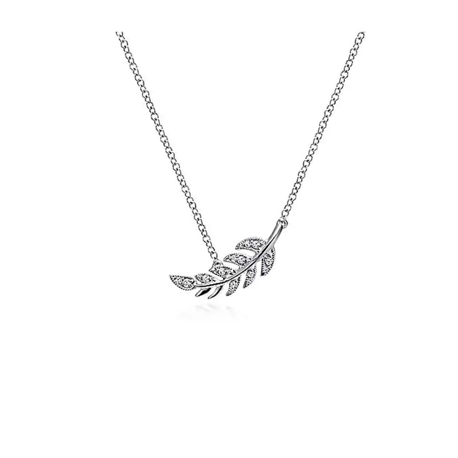 Gabriel & Co. Leaf Pendant Necklace - NK4627W45JJ
