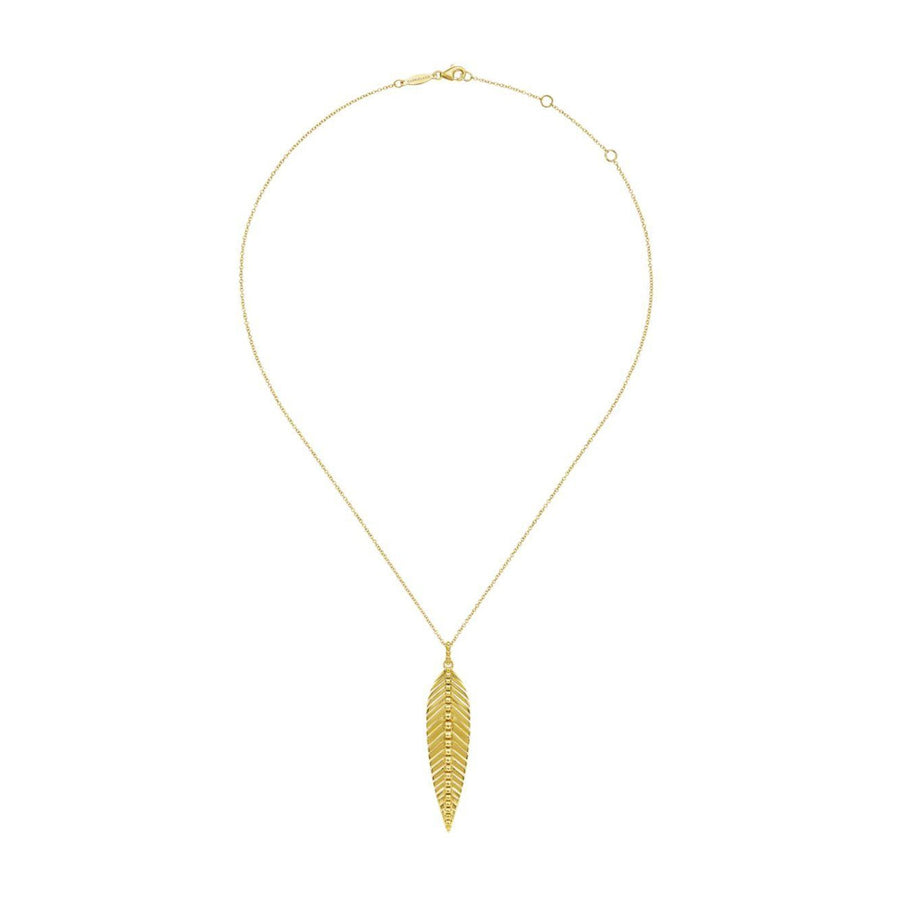 Gabriel & Co. Leaf Pendant Necklace - NK6764Y4JJJ