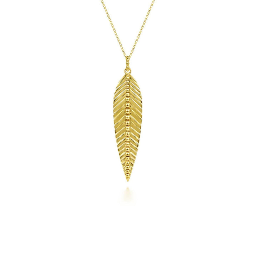 Gabriel & Co. Leaf Pendant Necklace - NK6764Y4JJJ