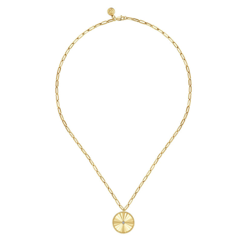 Gabriel & Co. Medallion Necklace-Gabriel & Co. Medallion Necklace - NK6841-18Y45JJ