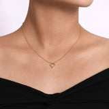 Gabriel & Co. Open Heart Pendant Necklace-Gabriel & Co. Open Heart Pendant Necklace - NK6526Y4JJJ