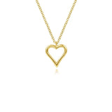 Gabriel & Co. Open Heart Pendant Necklace-Gabriel & Co. Open Heart Pendant Necklace - NK6526Y4JJJ