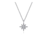 Gabriel & Co. Pavé Diamond Star Pendant Necklace - NK6126W45JJ
