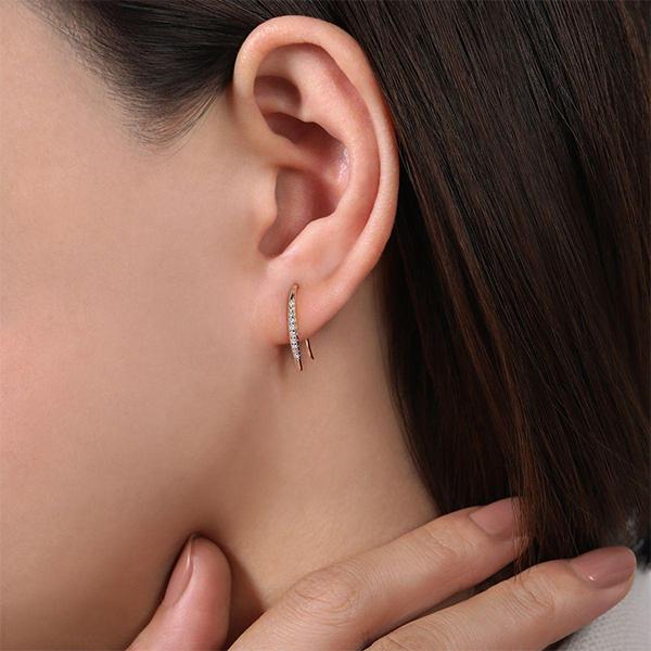 Gabriel & Co. Tapered Diamond Threader Drop Earrings - EG13084Y45JJ