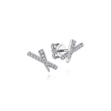 Gabriel & Co. Tapered X Diamond Stud Earrings-Gabriel & Co. Tapered X Diamond Stud Earrings - EG13407W45JJ