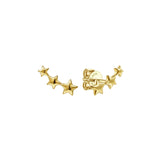 Gabriel & Co. Triple Graduating Stars Curved Stud Earrings - EG14014Y4JJJ