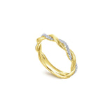 Gabriel & Co. Twisted Diamond Stackable Ring-Gabriel & Co. Twisted Diamond Stackable Ring - LR50886Y45JJ