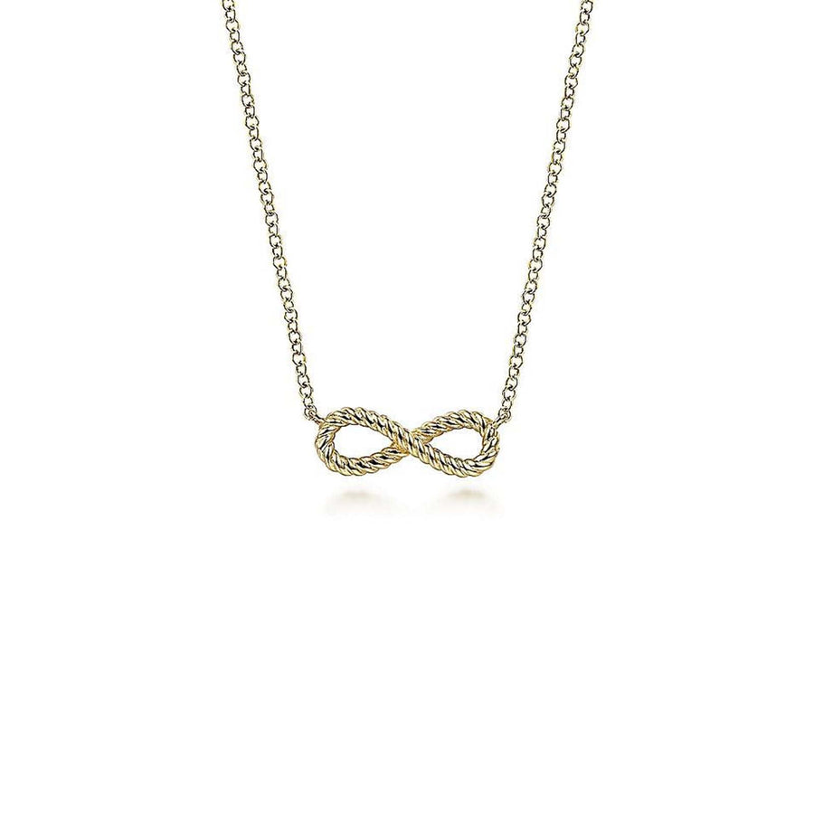 Gabriel & Co. Twisted Rope Infinite Pendant Necklace - NK6404Y4JJJ