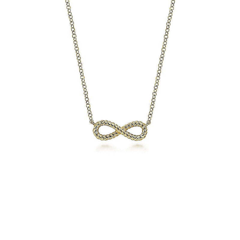 Gabriel & Co. Twisted Rope Infinite Pendant Necklace-Gabriel & Co. Twisted Rope Infinite Pendant Necklace - NK6404Y4JJJ