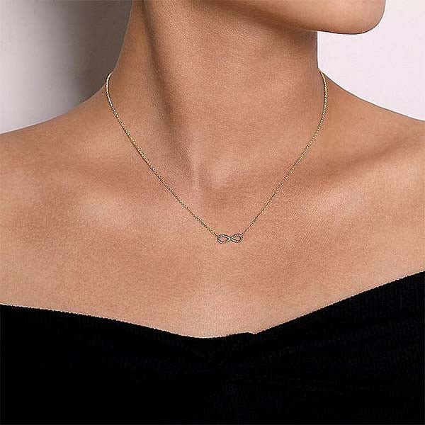 Gabriel & Co. Twisted Rope Infinite Pendant Necklace - NK6404Y4JJJ