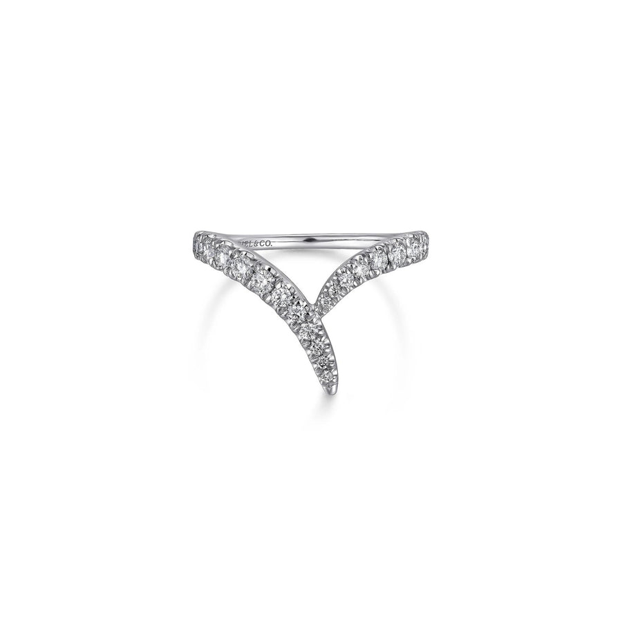 Gabriel & Co. V Shaped Bypass Diamond Ring - LR51302W45JJ