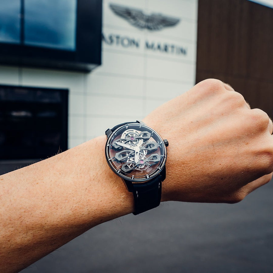 Girard-Perregaux Tourbillon with 3 Flying Bridges - Aston Martin Edition - 99296-21-001-BA6A