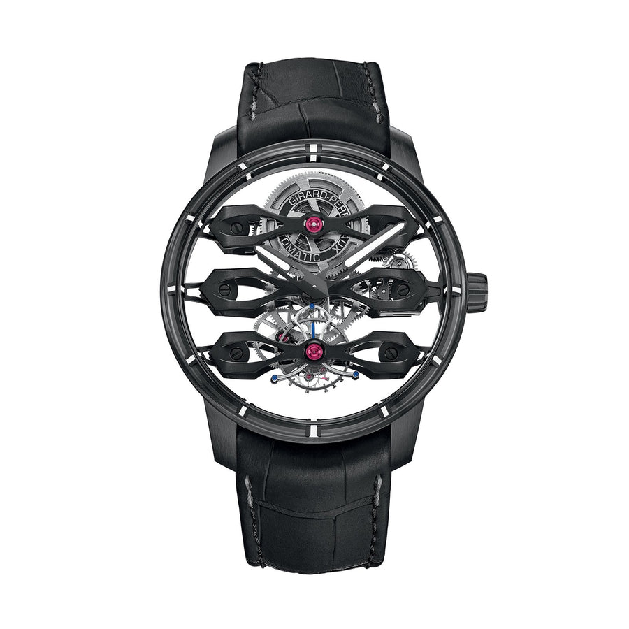 Girard-Perregaux Tourbillon with 3 Flying Bridges - Aston Martin Edition - 99296-21-001-BA6A