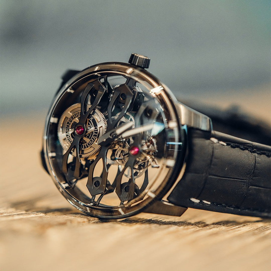 Girard-Perregaux Tourbillon with 3 Flying Bridges - Aston Martin Edition - 99296-21-001-BA6A