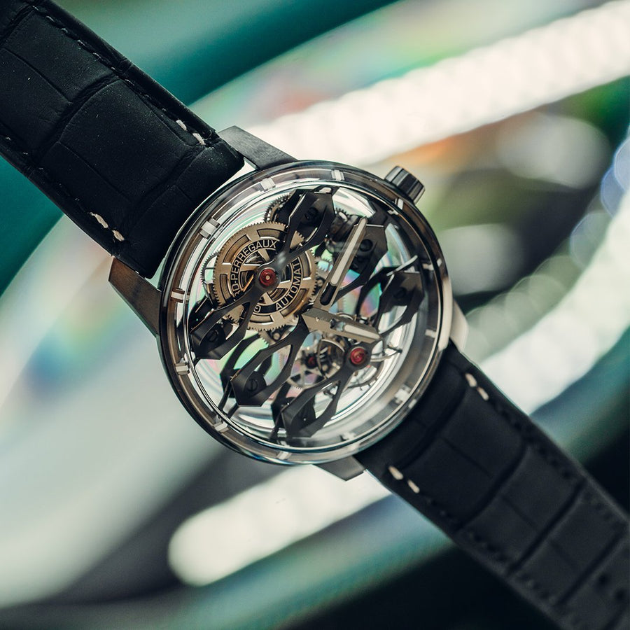 Girard-Perregaux Tourbillon with 3 Flying Bridges - Aston Martin Edition - 99296-21-001-BA6A
