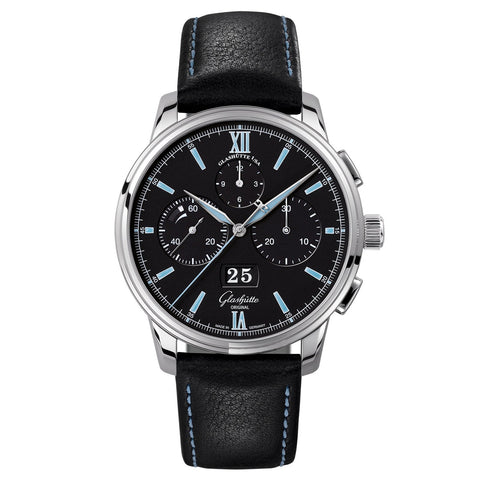 Glashutte Original Senator Chronograph Panorama Date-Glashutte Original Senator Chronograph Panorama Date - 1-37-01-03-02-35