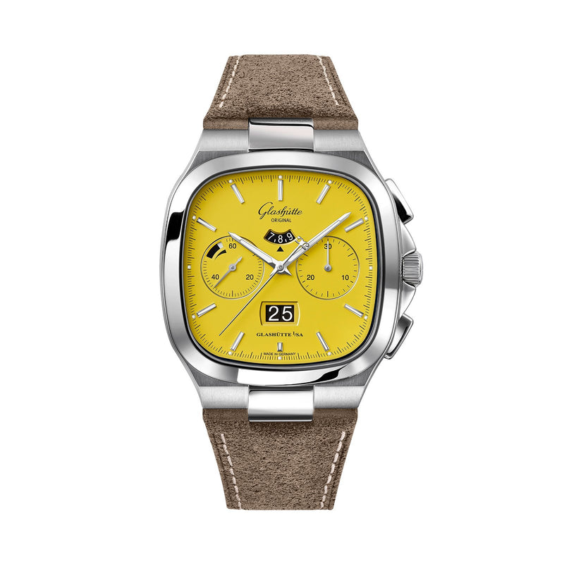 Glashütte Original Seventies Chronograph Panorama Date-Glashütte Original Seventies Chronograph Panorama Date - 1-37-02-07-02-35