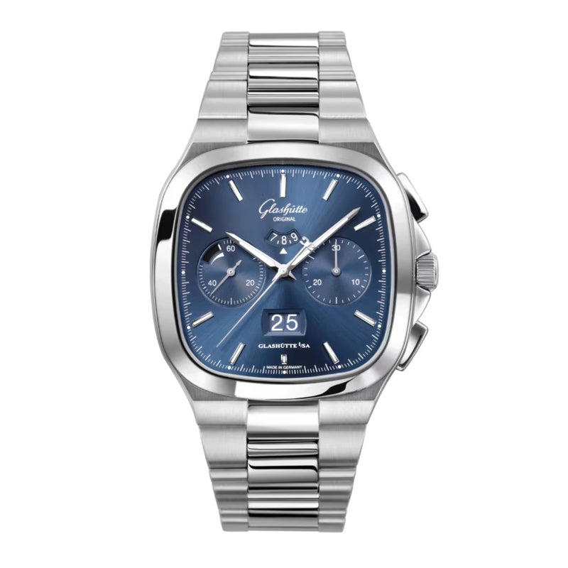 Glashütte Original Seventies Chronograph Panorama Date-Glashütte Original Seventies Chronograph Panorama Date - 1-37-02-08-02-70