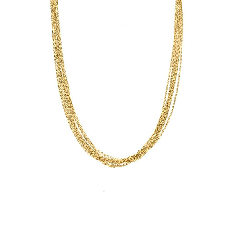 Gold 7 Strands Chain-Gold 7 Strands Chain -