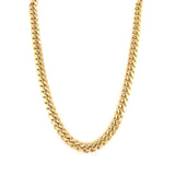 Gold Cuban Link Necklace - 8NLEA00055