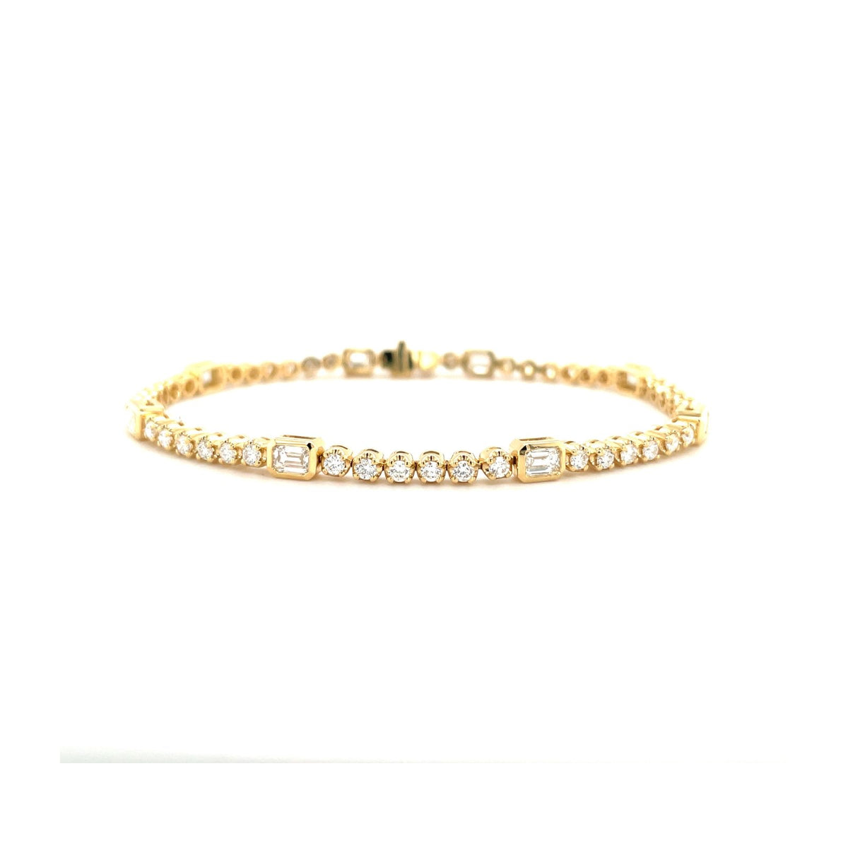 Gold Diamond Bracelet - DBDRA01928