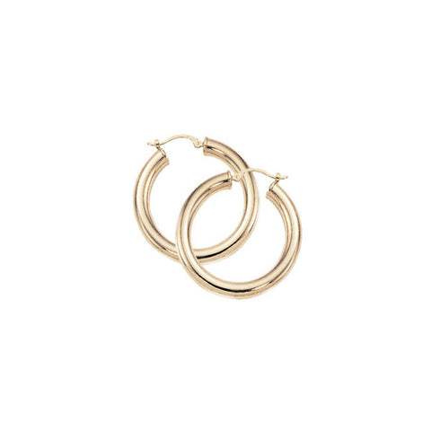 Gold Hoop Earrings-Gold Hoop Earrings -