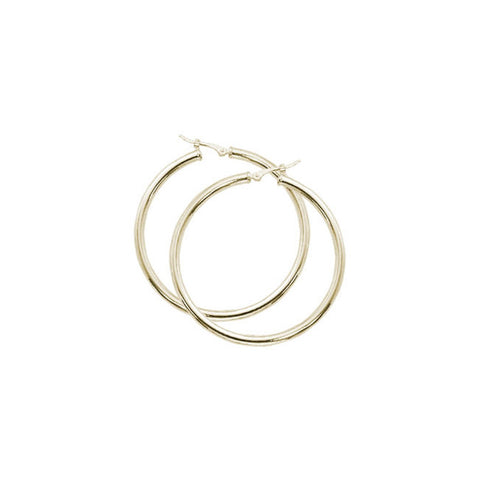 Gold Hoop Earrings-Gold Hoop Earrings -