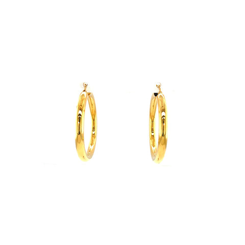 Gold Hoop Earrings-Gold Hoop Earrings - 8ELEA00046
