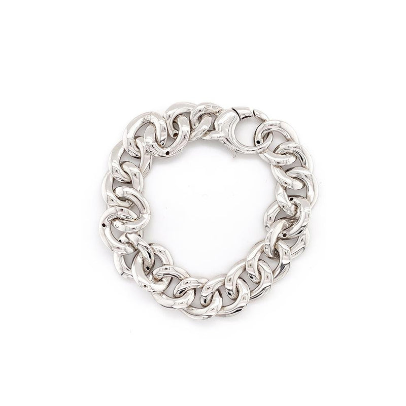 Gold Large Link Bracelet-Gold Large Link Bracelet -