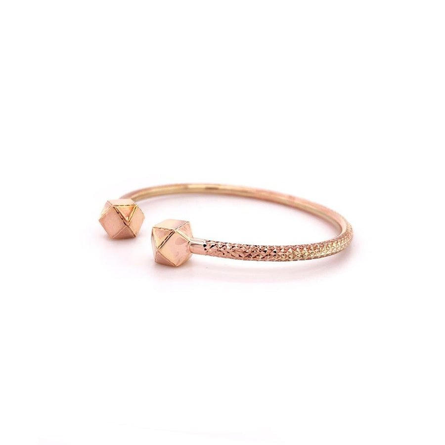 Gold Open Bangle -
