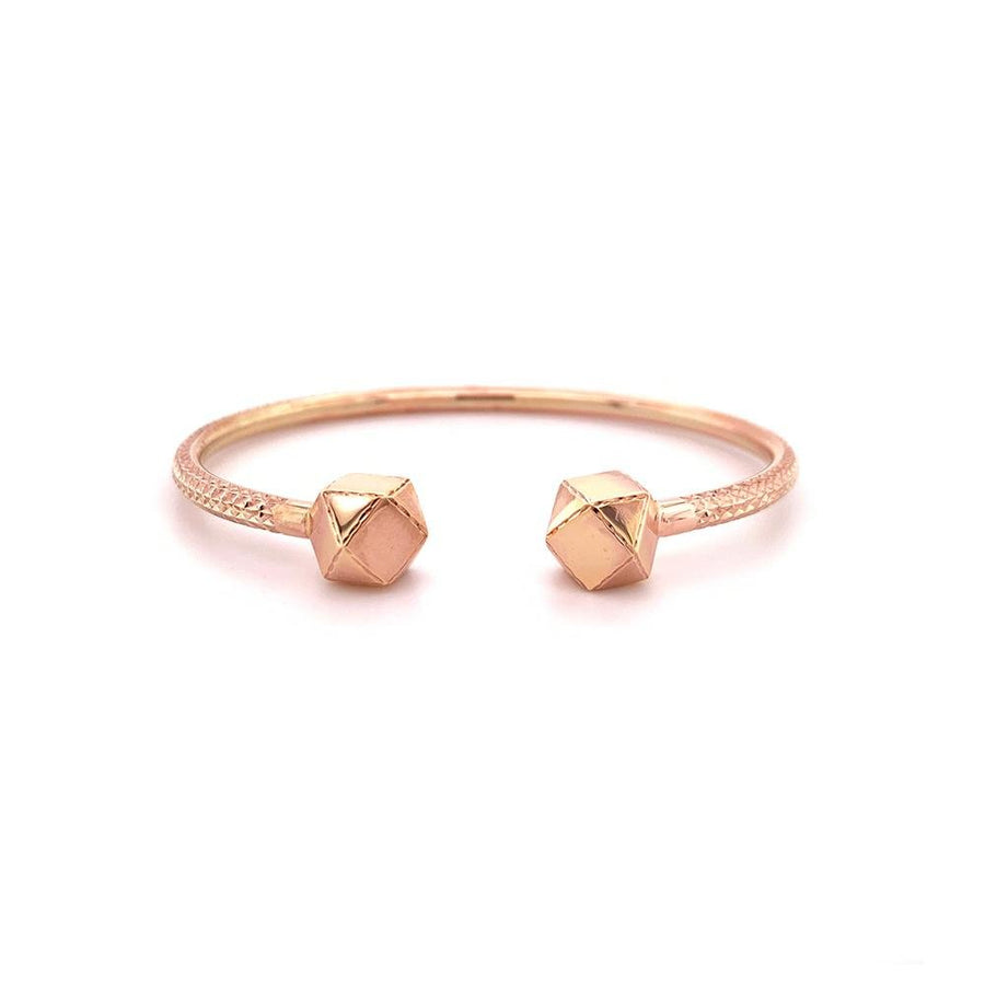 Gold Open Bangle -