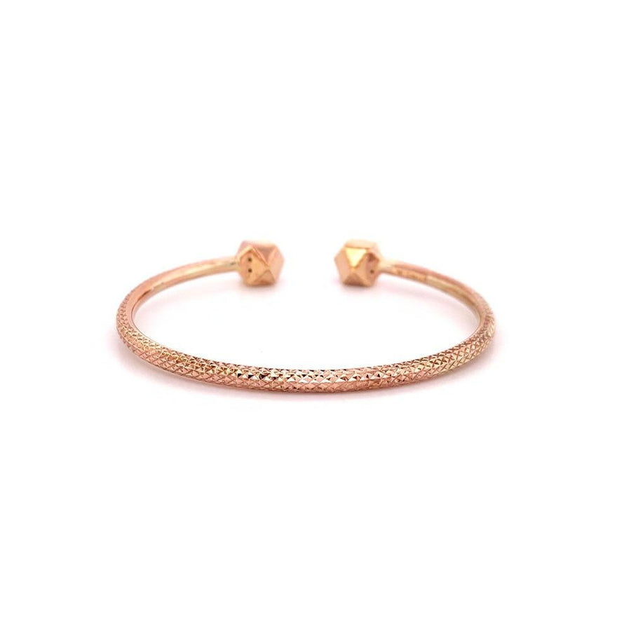 Gold Open Bangle -