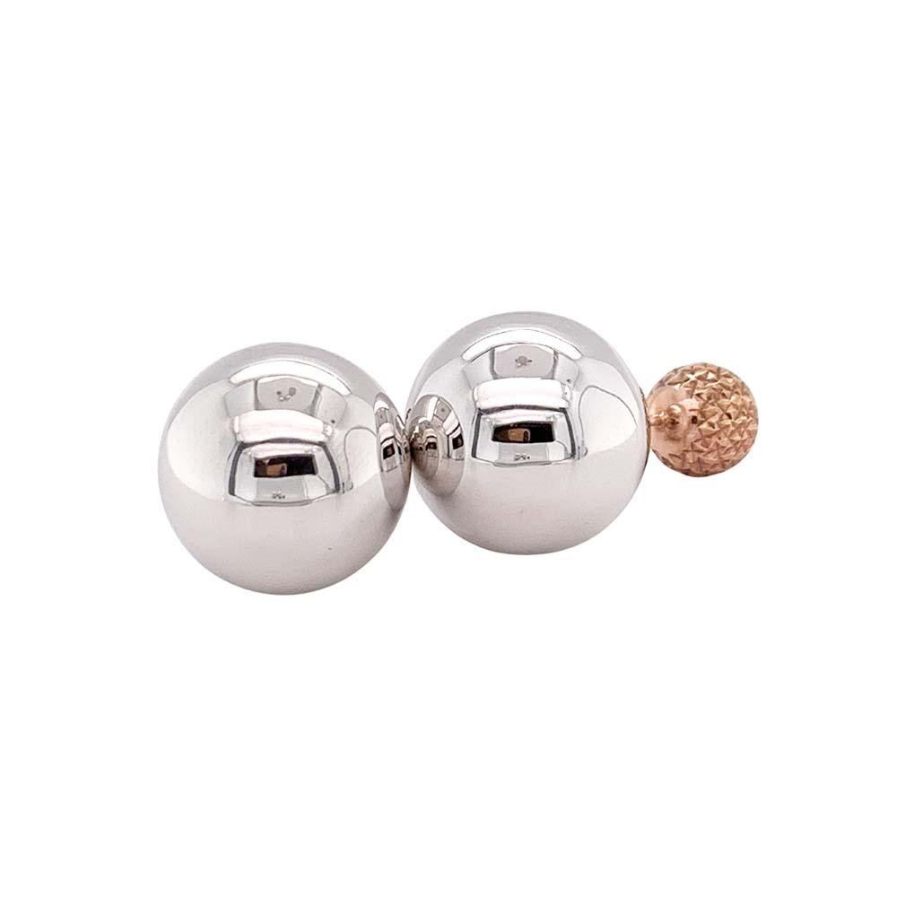 Gold Stud Earrings -