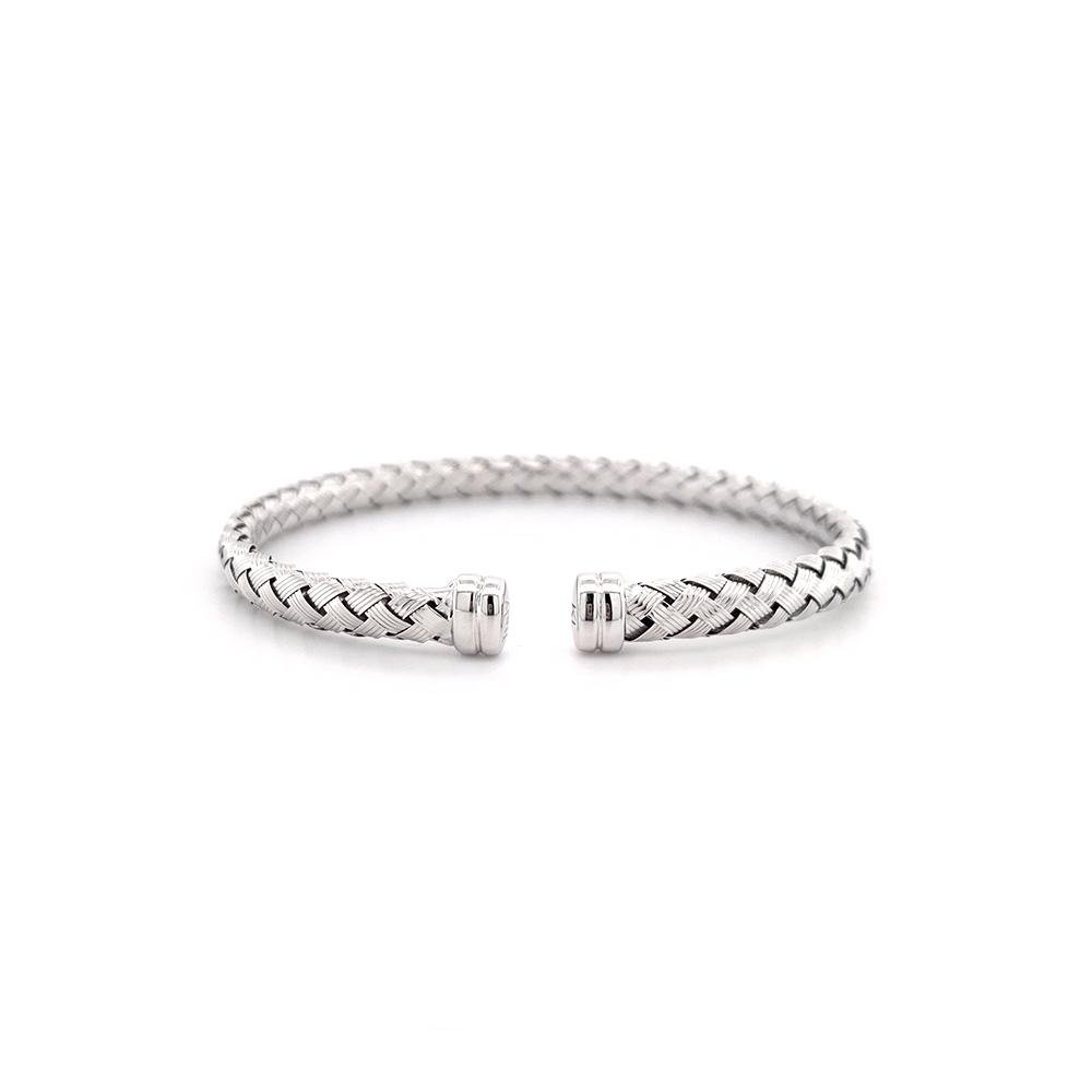 Gold Weave Bangle -