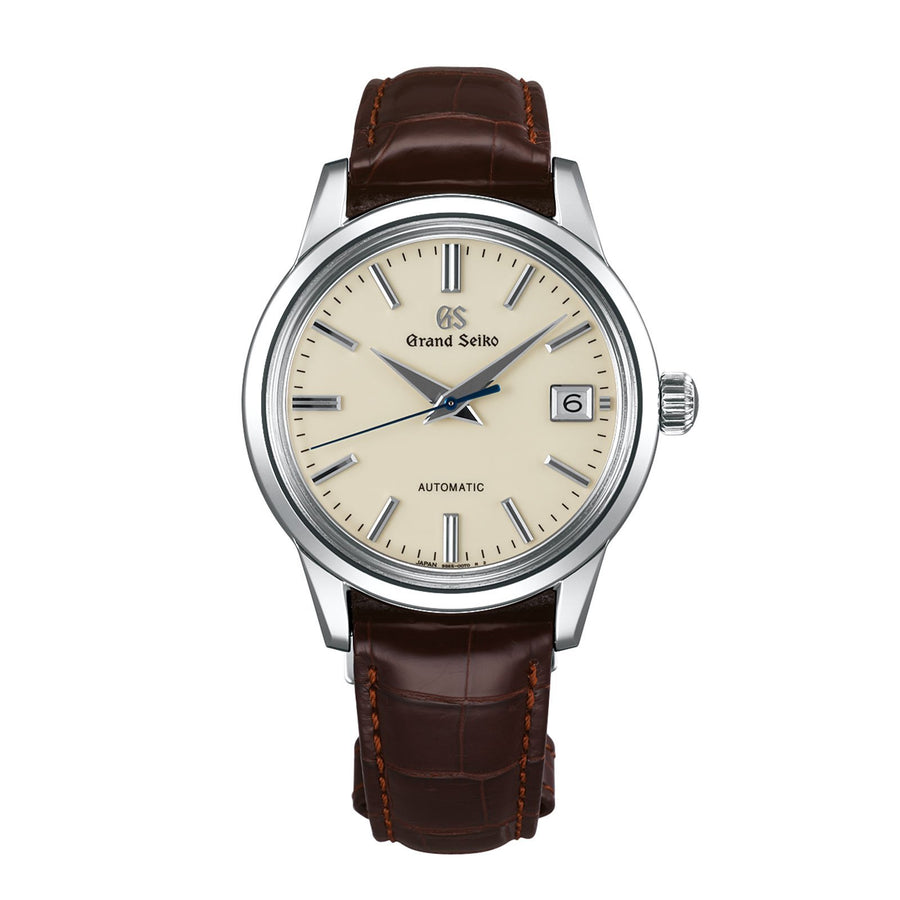 Grand Seiko Elegance SBGR261 - Grand Seiko Elegance SBGR261 in a 39.5mm stainless steel case with ivory dial on leather strap, featuring a date display and an automatic movement with up to 72 hours of power reserve.