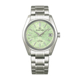 Grand Seiko Heritage Collection SBGH343 - SBGH343 - Grand Seiko Heritage Collection SBGH343 in a 38mm titanium case with green dial on titanium bracelet featuring a date display and automatic hi-beat movement with 55 hours power reserve.