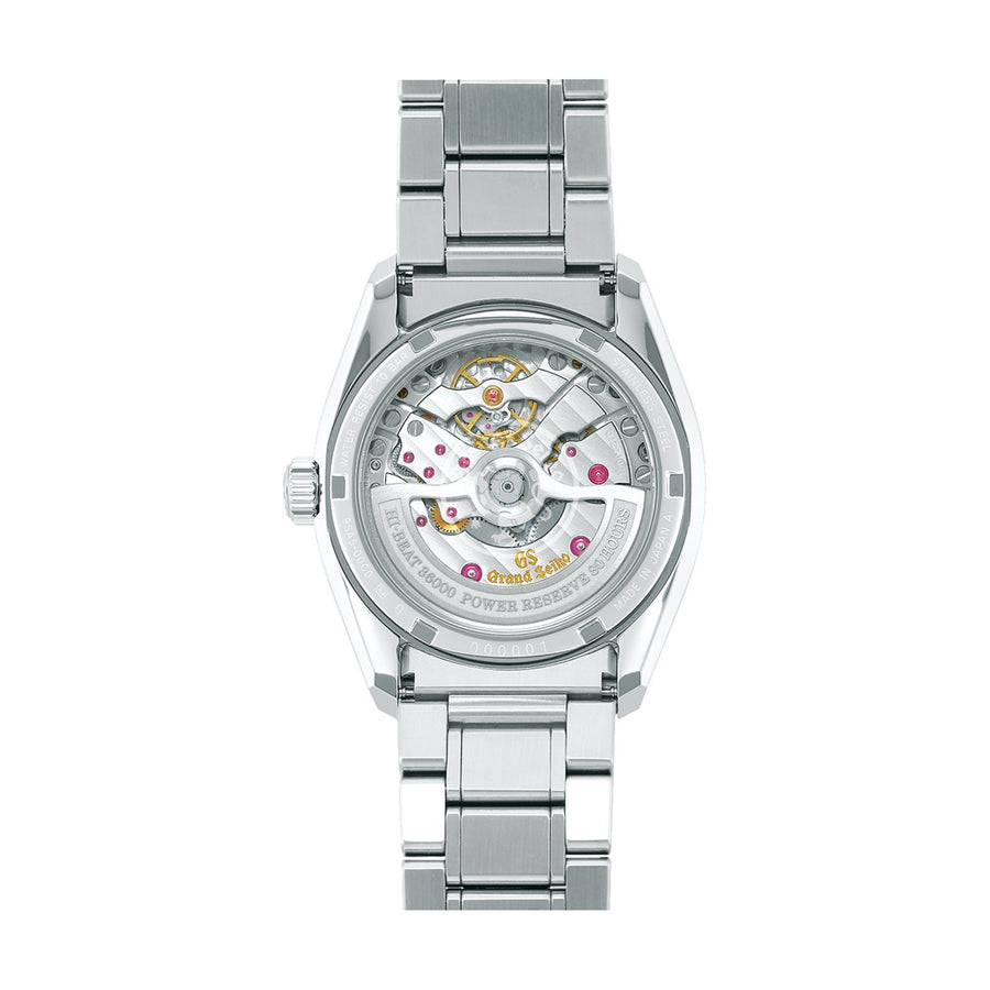 Grand Seiko Heritage SLGH005 - Grand Seiko Evolution 9 Collection "White Birch" SLGH005 in a 40mm stainless steel case with "white birch" motif dial on stainless steel bracelet, featuring a date display and an automatic Hi-Beat movement with up to 80 hours of power reserve. 