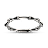 Gucci Bamboo Bracelet in White Gold -