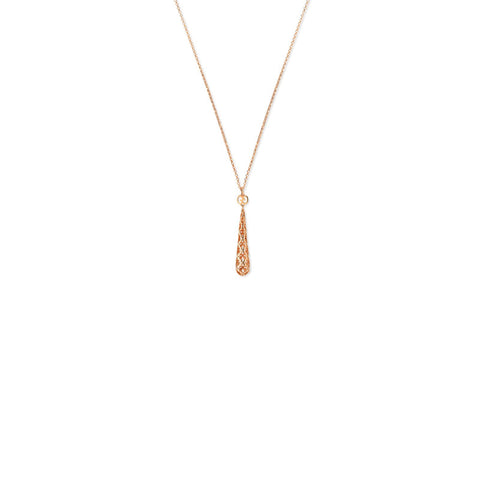 Gucci Diamantissima Necklace in Rose Gold-Gucci Diamantissima Necklace in Rose Gold -