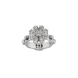 Gucci Flower Ring with Diamonds -