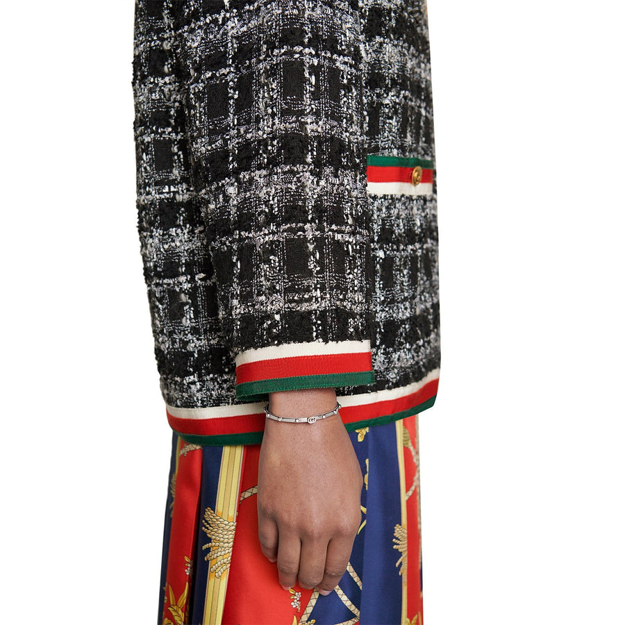 Gucci GG Running Bracelet in White Gold -