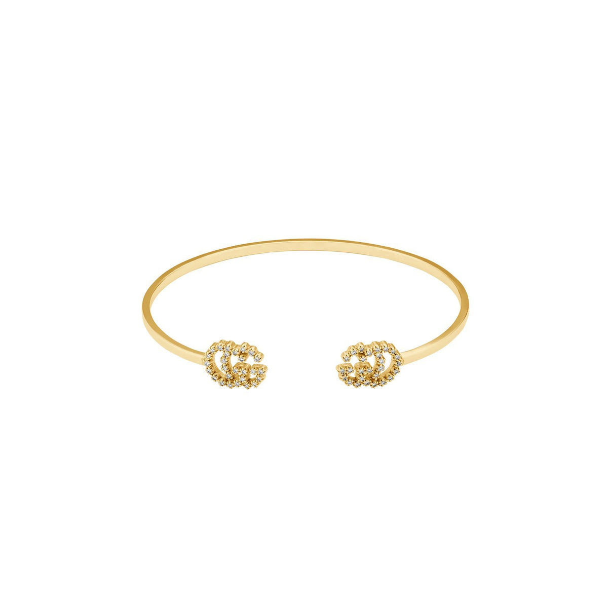 Gucci GG Running Bracelet with Diamonds -